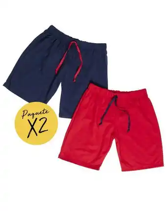 Marketing Personal Bermuda paq x2 manga silueta semiajustada oferta