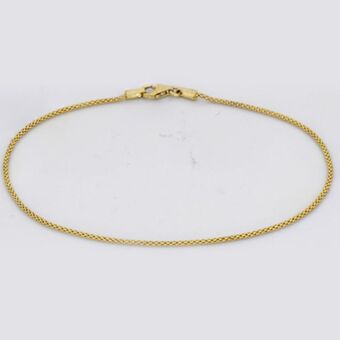 Kevin's Joyeros Pulsera en oro amarillo de 18 kilates, 19 cm. de largo, 1 mm. de ancho oferta
