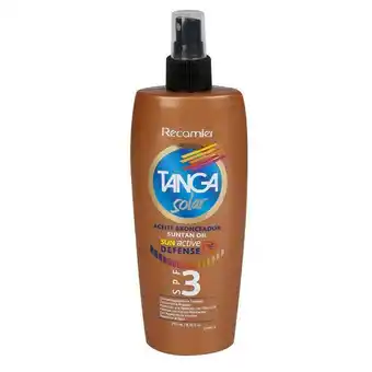 Aceite bronceador tanga spf3+