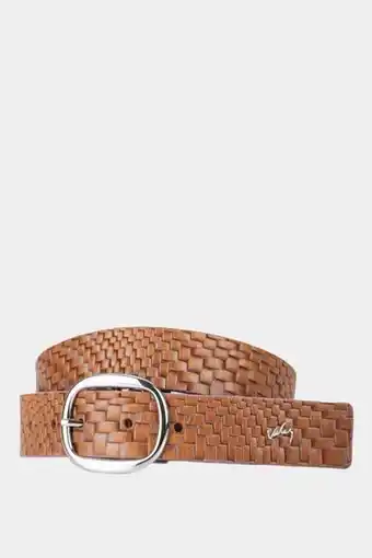 Vélez Cinturón doble faz bee eco para mujer hebilla ovalada miel oferta