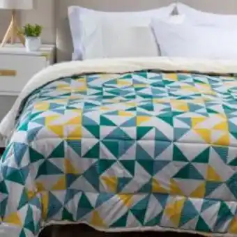 Falabella Edredón poliéster ovejero estampado geo oferta