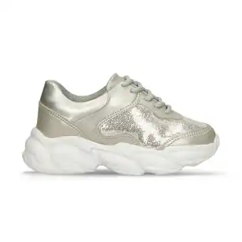 Bata Tenis casuales plateado bubblegummers nubecita niña oferta