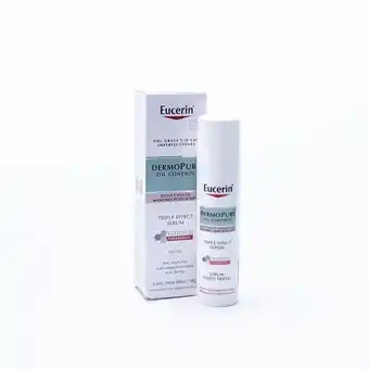 Cruz verde Eucerin dermo pure oil control triple effect serum facial tubo x 40 ml oferta