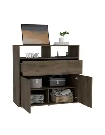 Flamingo Organizador felix, nogal y wengue, un cajon y dos puertas abatibles zf oferta