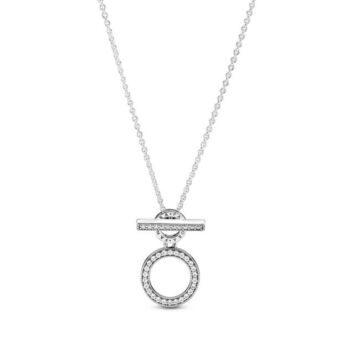 Pandora Collar barra t con doble aro oferta