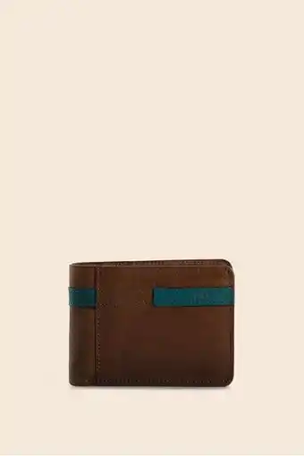 Vélez Billetera ocaso de cuero para hombre sobrepuestos decorativos oferta