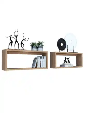Flamingo Set repisas duo, beige, x 2 unidades oferta