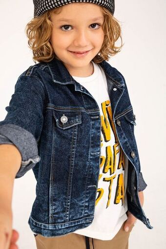 Pacífika Chaqueta manga larga azul oferta