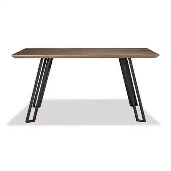 Tugó Mesa de comedor batilda cenizo/negro oferta