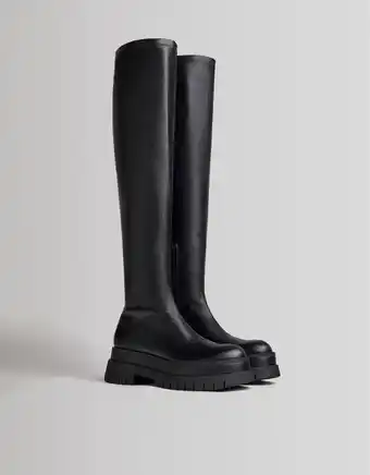 Botas planas xl suela track