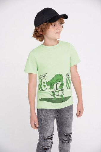 Pacífika Camiseta manga corta verde oferta