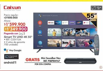 Metro Smart tv uhd 4k 55 oferta