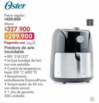 Metro Freidora de aire inoxidable oferta