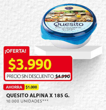 Ara Quesito Alpina x 185g oferta