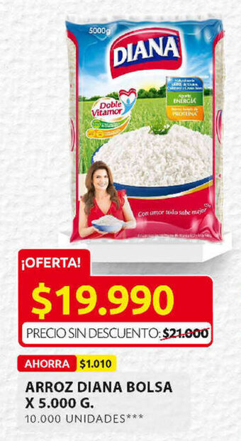 Ara Arroz Diana Bolsa x 5.000g oferta