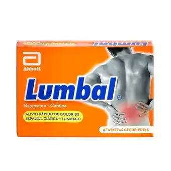 Cruz verde Lumbal (50+220)mg tableta reccubierta caja x 8 oferta