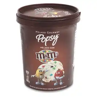 Makro Helado popsy gourmet m&m 1l oferta