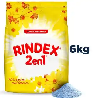 Makro Detergente polvo rindex 2en1 flores para mis amores 6kg oferta