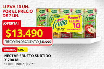 Ara Néctar FRUTTO Surtido x 200ml oferta