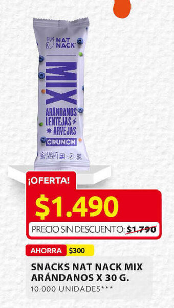 Ara Snacks Nat Nack Mix Arándanos x 30g oferta