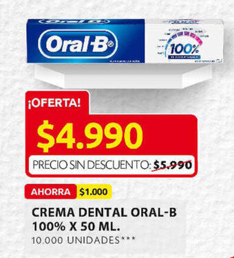 Ara Crema Dental Oral-B x 50ml oferta