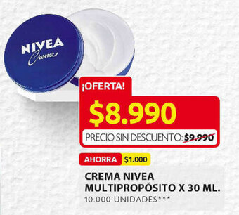 Ara Crema Nivea Multipropósito x 30ml oferta