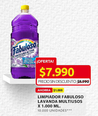 Ara Limpiador Fabuloso Lavanda Multiusos x 1.000ml oferta