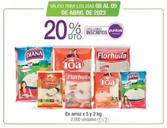 Jumbo En Arroz x 5 y 3kg oferta
