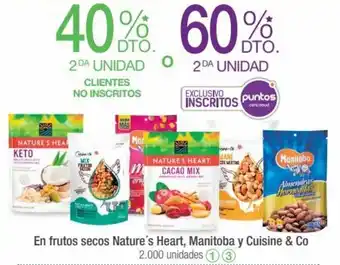 Jumbo En Frutos Secos Nature's Heart, Manitoba y Cuisine & Co. oferta