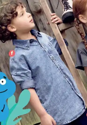 Éxito Camisa Manga Laga Denim People oferta