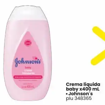 Éxito Crema Líquida x 400ml Johnson's oferta