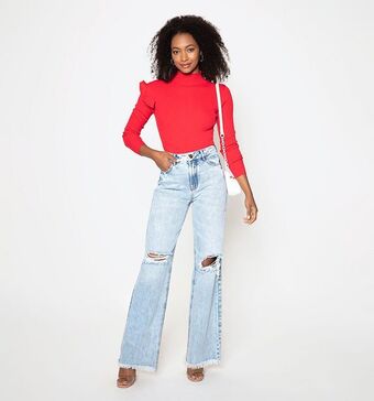 Studio F Blusa tejida manga larga con bolero izqu oferta