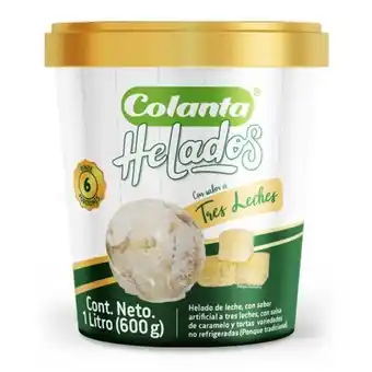 Makro Helado colanta tres leches 1l oferta