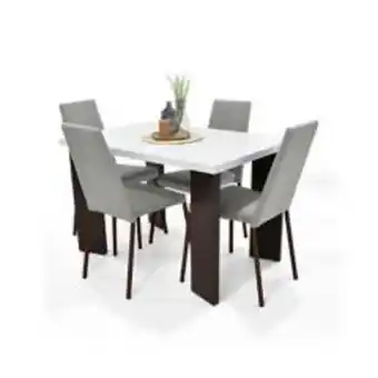 Falabella Juego de comedor bakú ontario 4 puestos oferta