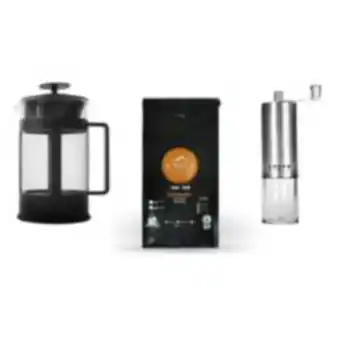 Falabella Kit cafetero molino manual prensa francesa 800ml café grano oferta