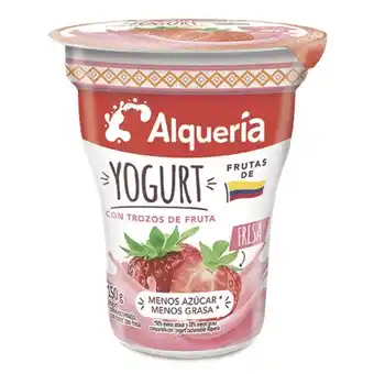 Makro Yogurt sabor fresa alqueria vaso x150g oferta
