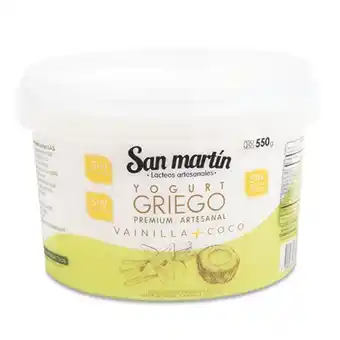 Makro Yogurt griego vainilla coco san martin 550g oferta