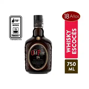 Makro Whisky old parr 18 anos 750ml oferta