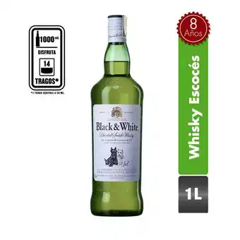 Makro Whisky black & white 1000ml oferta