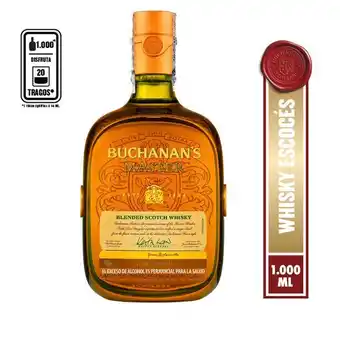 Makro Whisky buchanans master 1000ml oferta