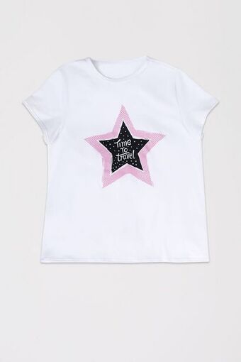 Pacífika Camiseta manga corta blanco oferta