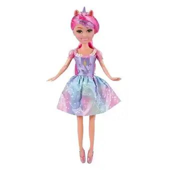 Alkosto Muñeca princesa unicornio cono sparkle girlz 26 cm oferta