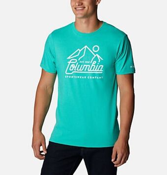 Columbia Camiseta casual estampada de algodón orgánico csc™ para hombre oferta