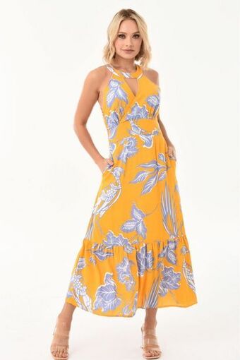 RAGGED Vestido sahara oferta