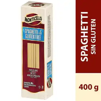 Carulla Pasta gluten free monticello 400 gr oferta