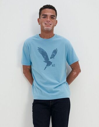 American Eagle Camiseta gráfica ae ultra suave oferta