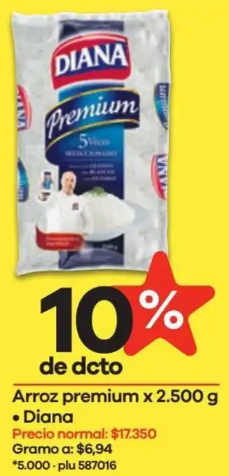 Éxito Diana Arroz Premium 2500g oferta