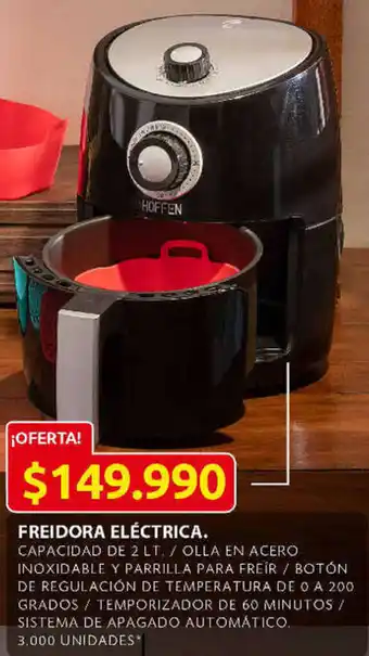 Ara Freidora Eléctrica de 2L oferta