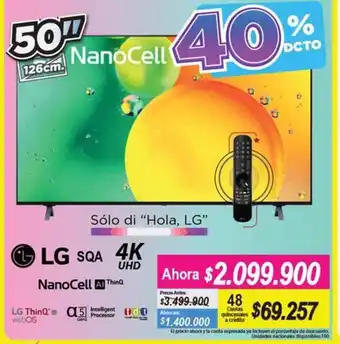 Alkomprar LG NanoCell 4K UHD 50" oferta