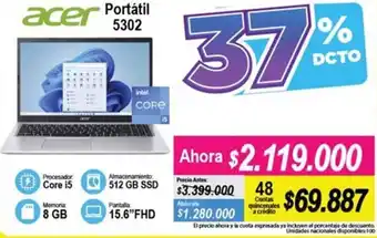 Alkomprar Acer Portátil 5302 oferta